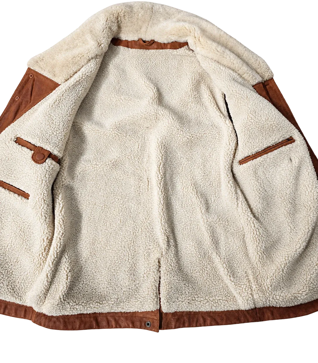 Shearling-lined interior